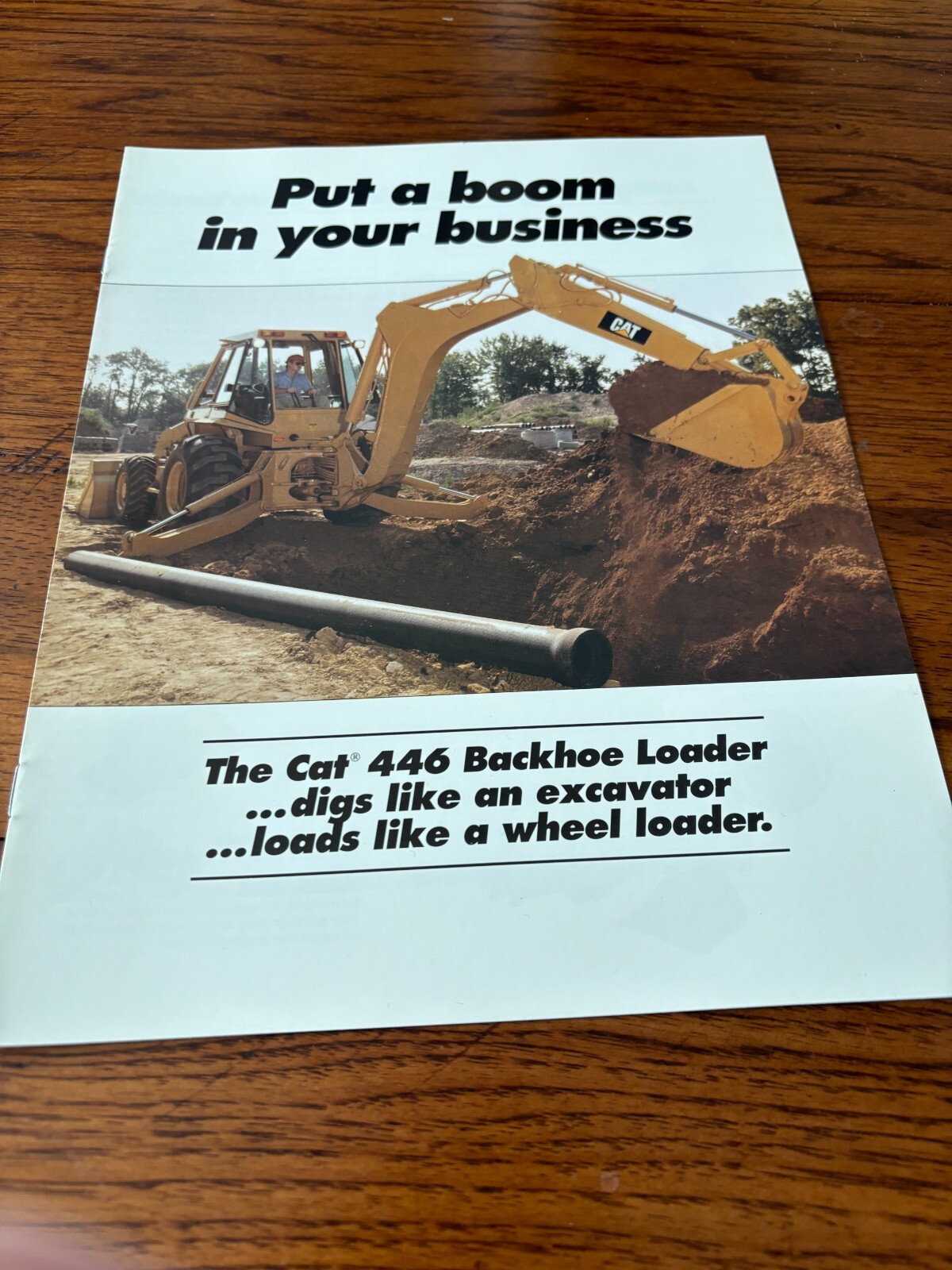 Caterpillar CAT 446 Backhoe Loader Brochure FCCA24