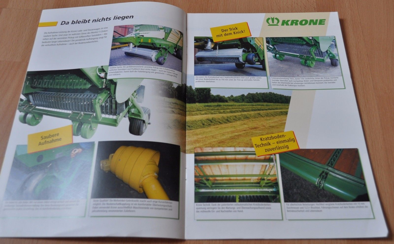 Krone Ladewagen Titan Brochure Prospekt