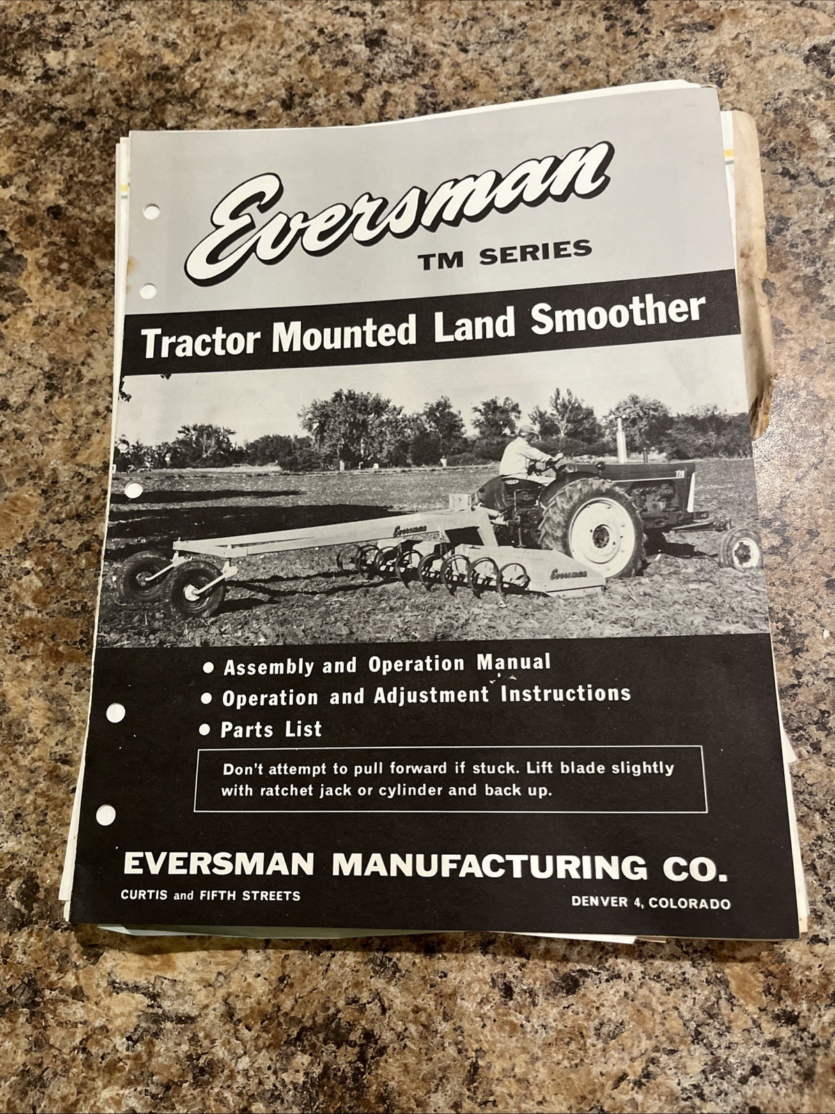Large Lot Of Vintage Eversman Tractor Implement Brochures Price Guide Receipts