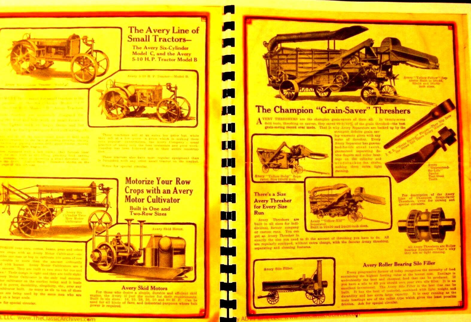 Avery Tractors Sales and Information Manual Tractors-Cultivators-Threshers-Truck