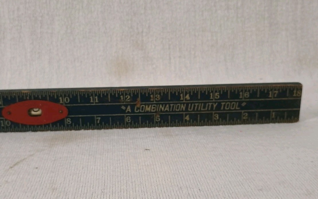 Hulting Hybrids Seed Corn Agriculture Advertising 18&Prime; Ruler Level Geneseo IL