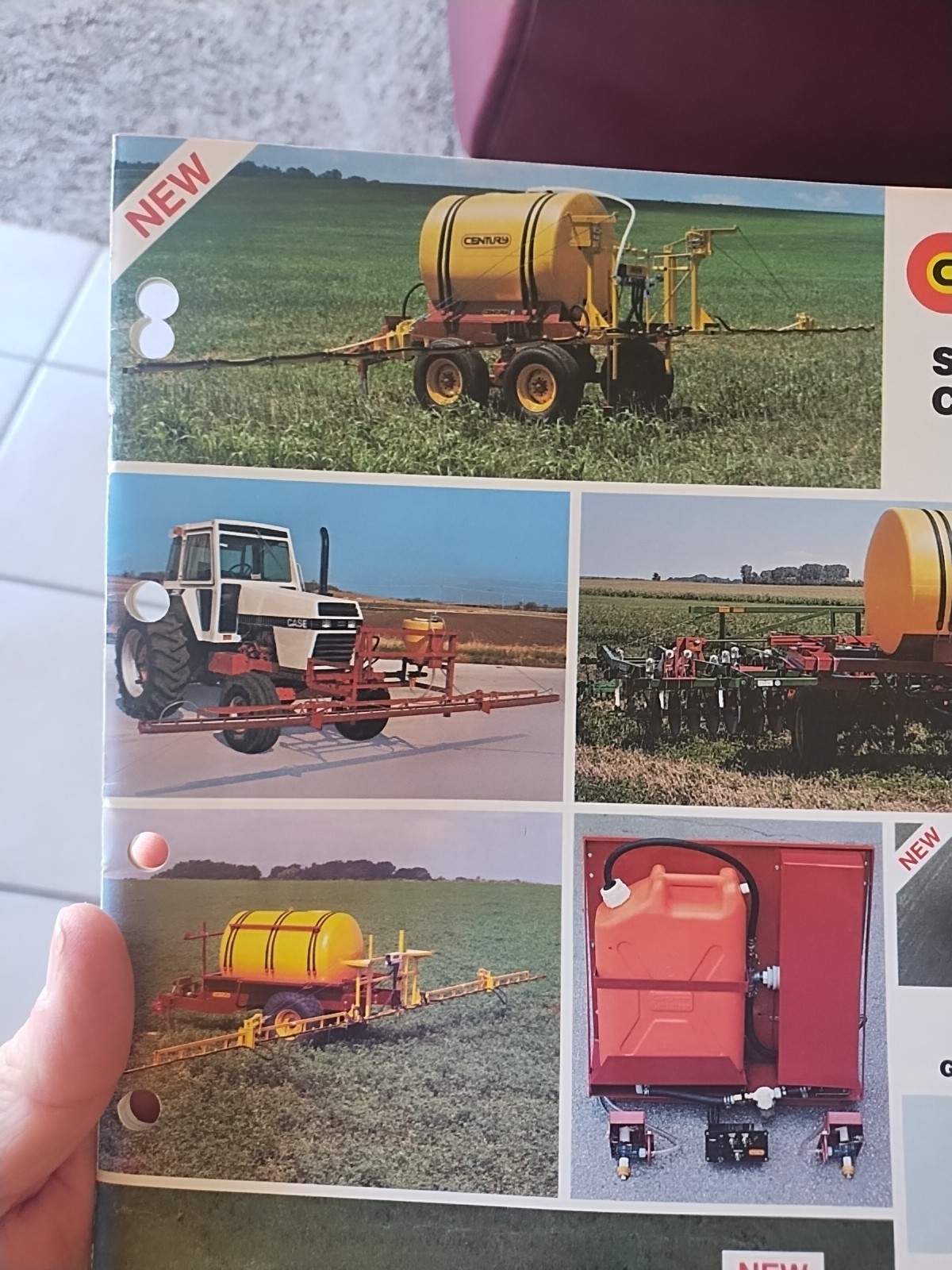 Vtg 1982 Century Sprayers Catalog Dealer Brochure Westeel Inc. Poly Tanks Parts