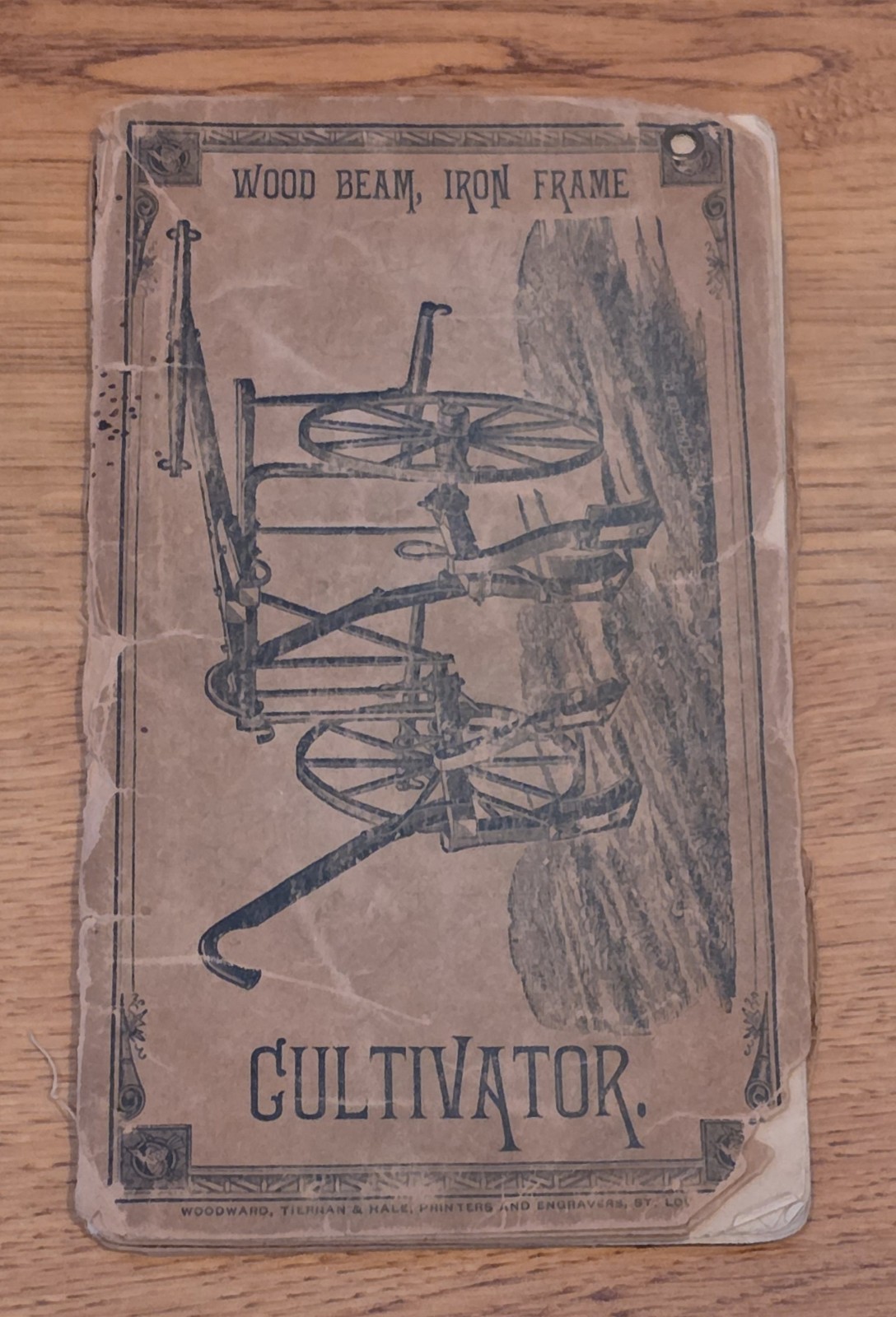 RARE 1882 WEIR PLOW CO. Annual Pocket Size Catalogue Monmouth, Illinois