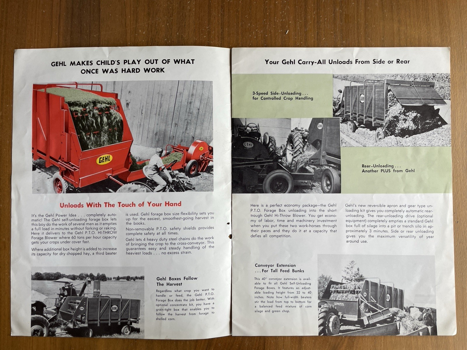Gehl PTO Forage Box Brochure