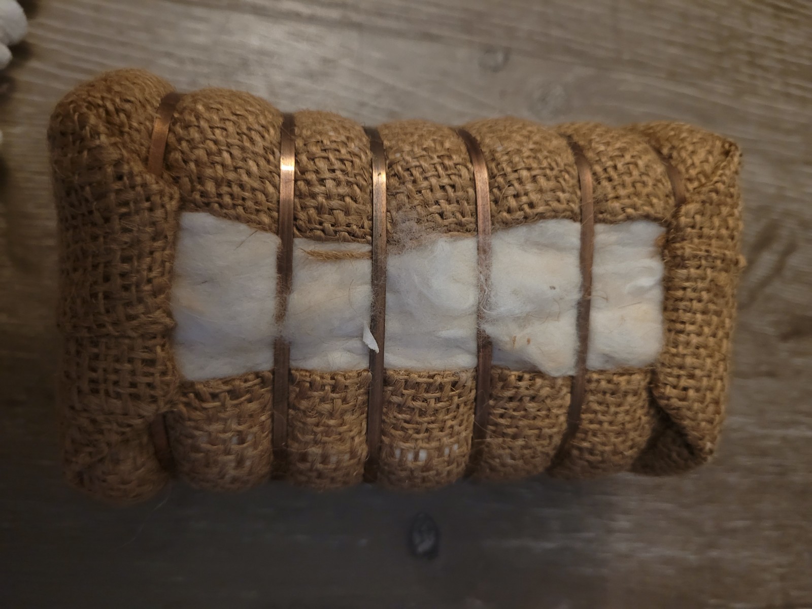 Vintage Miniature Cotton Bale Souvenir