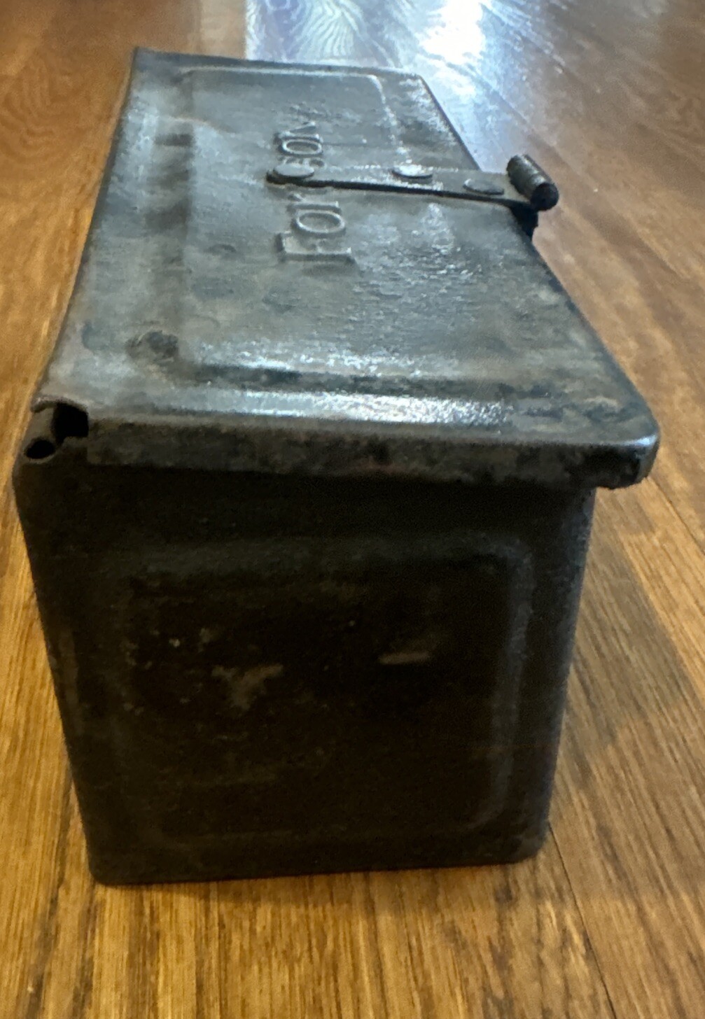 Fordson Tractor Tool Utility Box Antique Farm Collectible Embossed