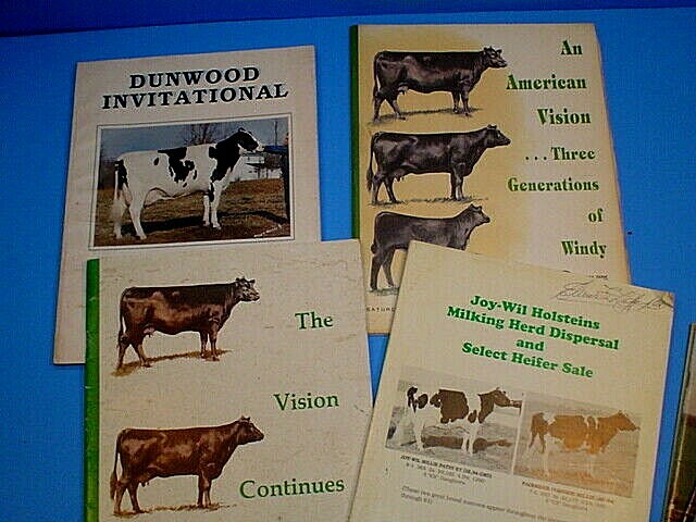 (15) 70&rsquo;s 80&rsquo;s 90&rsquo;s HERD DISPERSAL COWS HEIFERS CATALOG OXFORD~KENNETT SQUARE PA