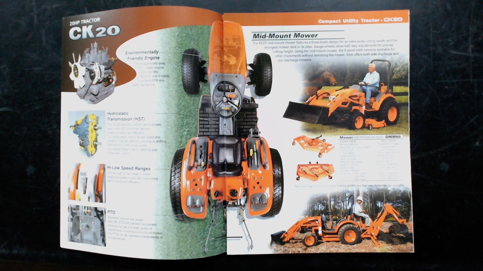 Kioti Compact Utility Tractor CK20 Brochure 20HP Agriculture