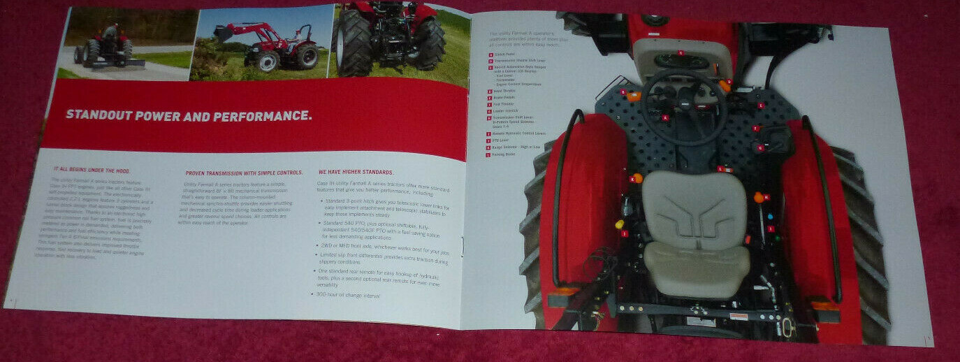 Case III Utility Farmall A Series Tractors Brochure Booklet