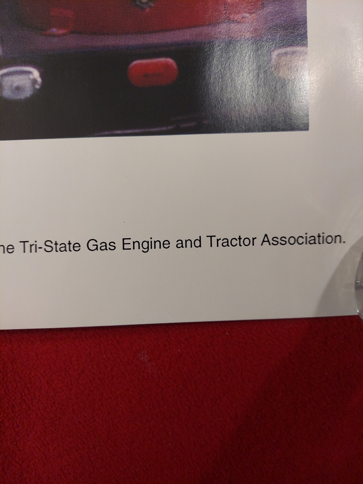 30th Tri-State Gas Engine & Tractor Show Poster Portland, IN 1995