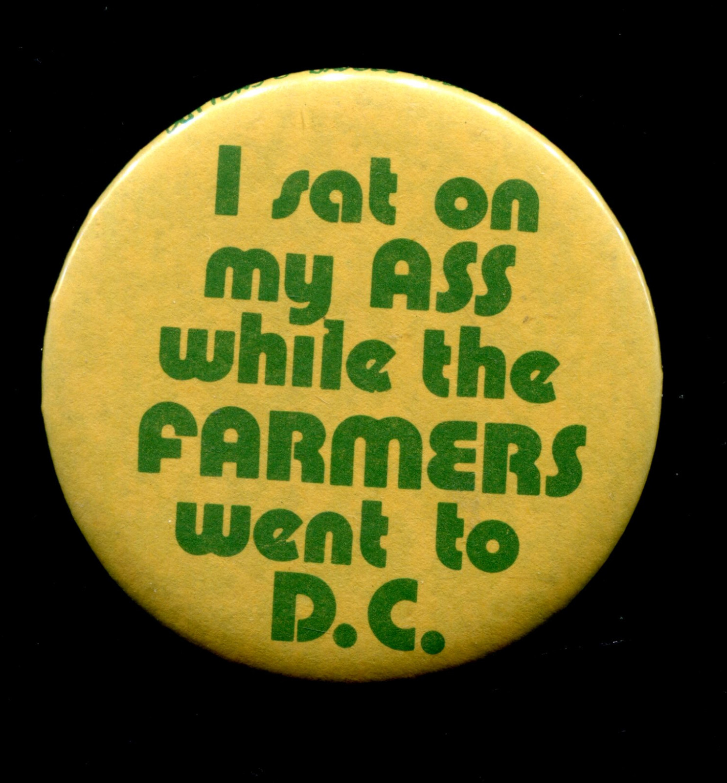 AAM, American Agriculture Movement, 3 Pinback Buttons