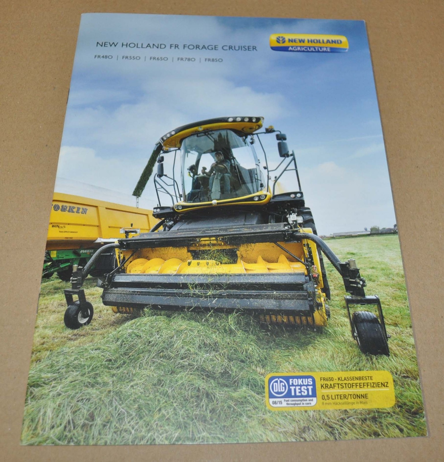 2015 New Holland FR Forage Cruiser Harvester Brochure Prospekt DE