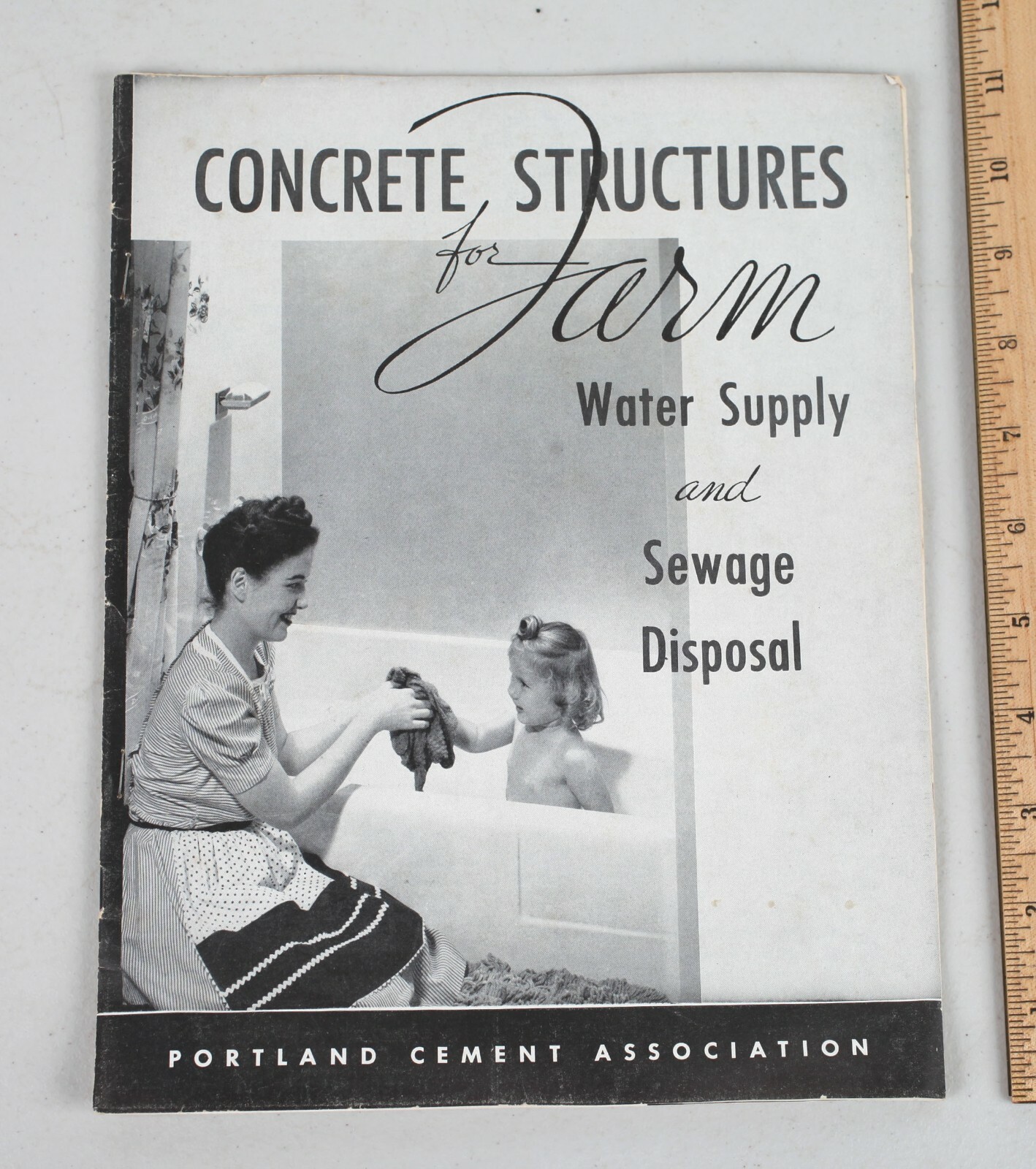 1952 Portland Cement Association Concrete Structures for Farm Water Booklet