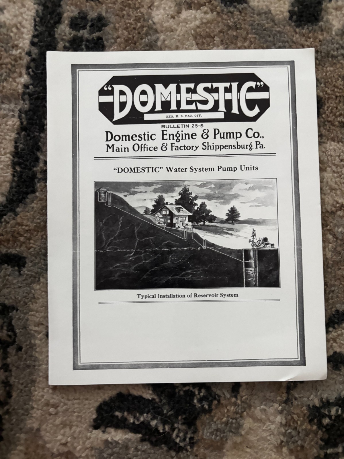 Domestic Engine & Pump Co. Water System Pump Units Brochure DCPA26