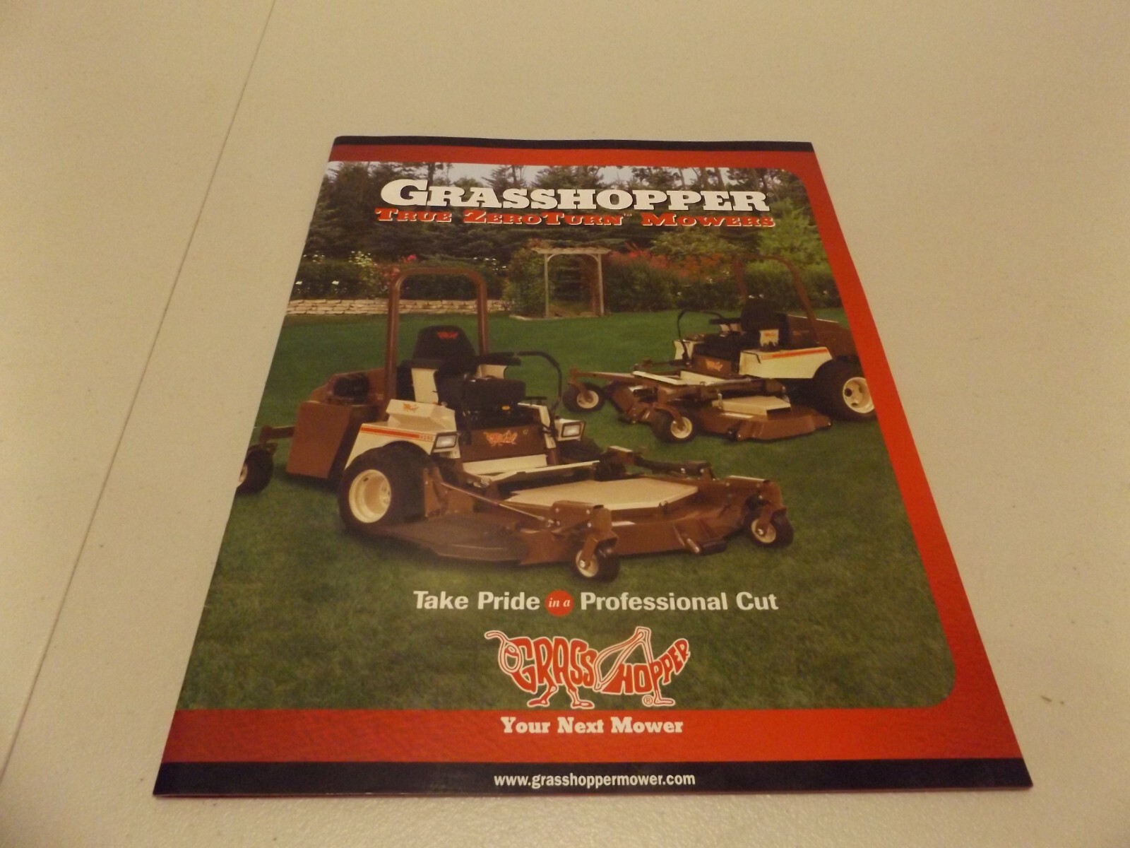 GRASSHOPPER TRUE ZEROTURN MOWERS, LIT # 1104-170470 2004