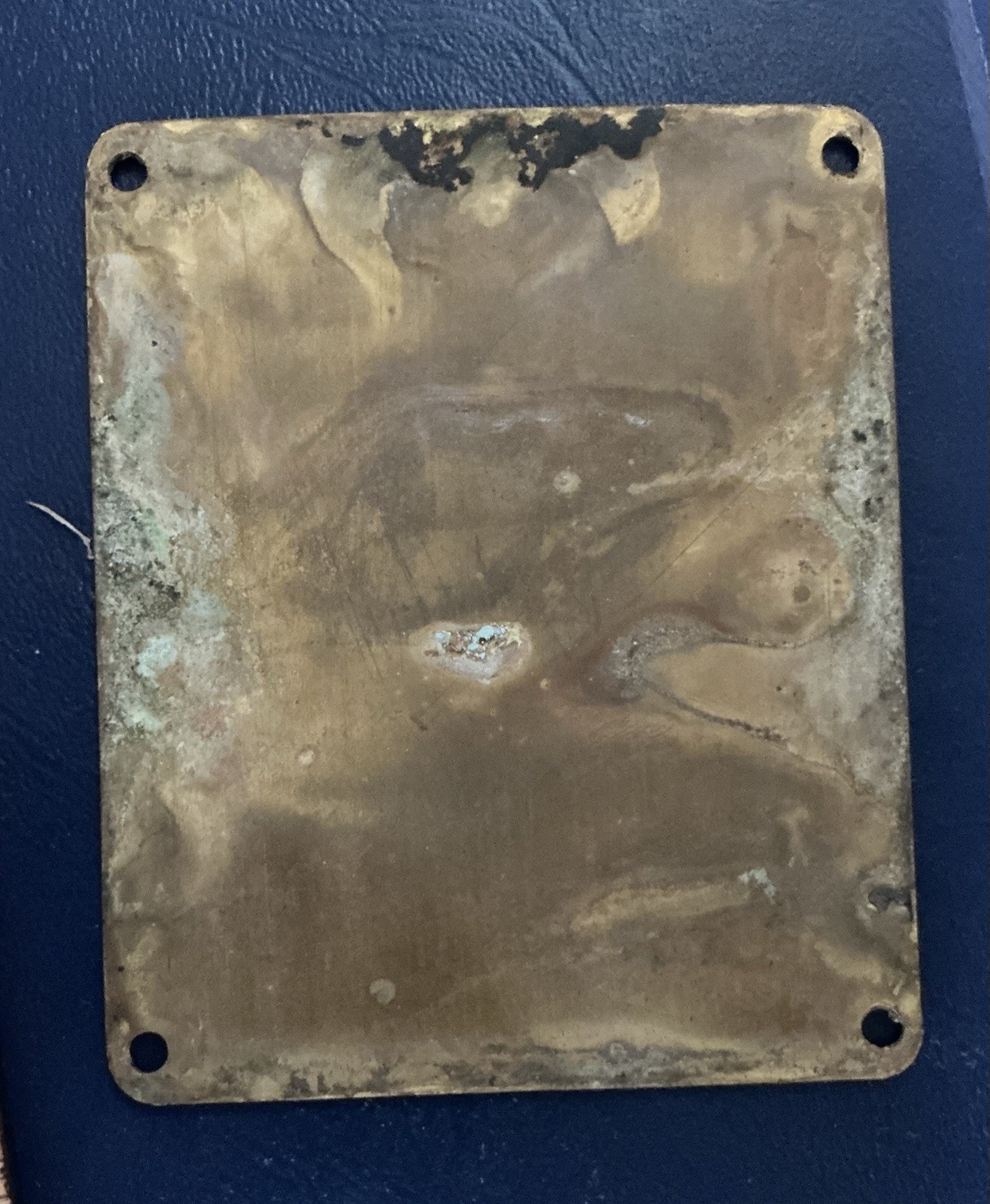 Vintage DeLaval Separator Co. Embossed Brass Patents Identification Tag Badge