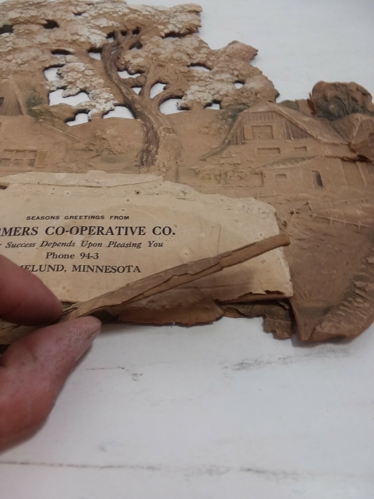 Vtg Almelund farmers co-operative co Almelund, Minnesota Minn. MN phone 94-3