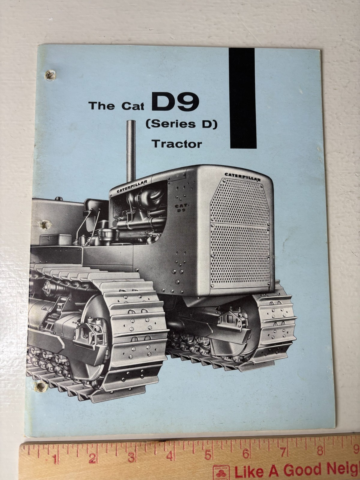 Caterpillar The Cat D9 Series D Tractor Brochure 1956 Vintage 31 Pages
