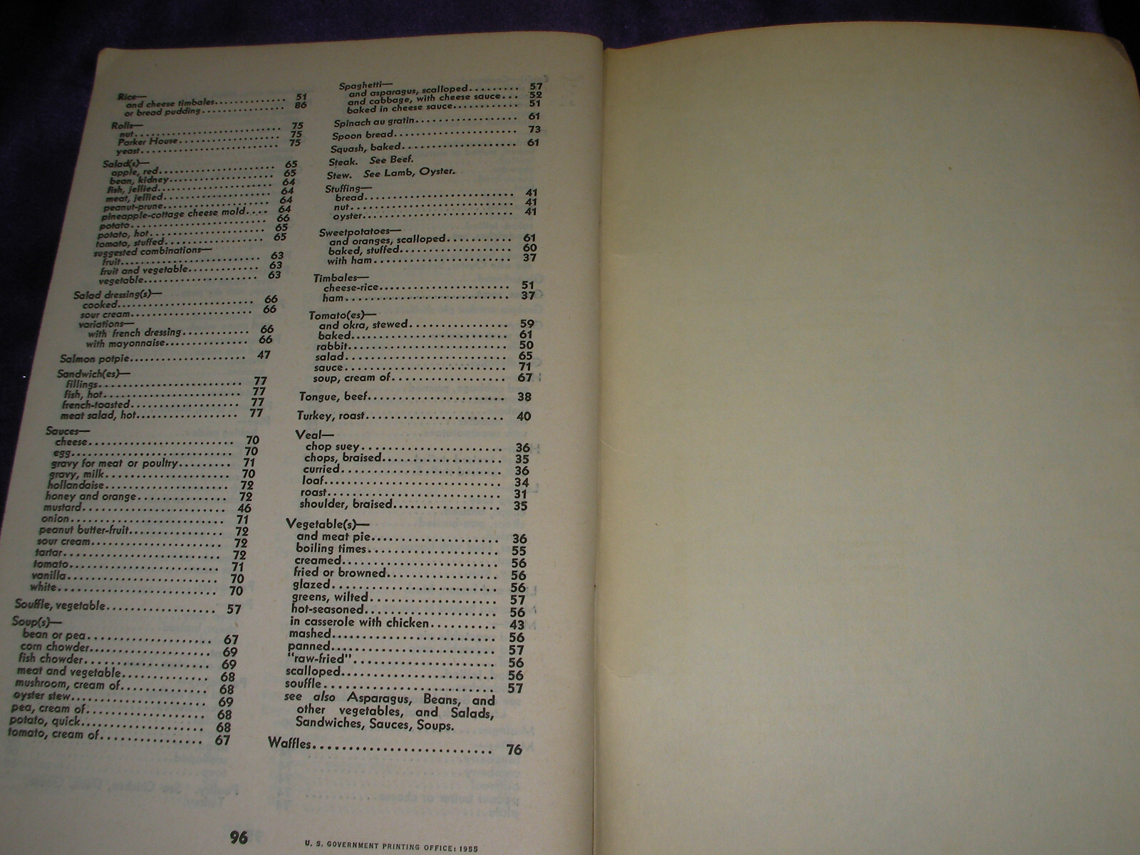 Vintage Booklet Family Fare Food Management & Recipes U.S. Dept Agriculture 1955