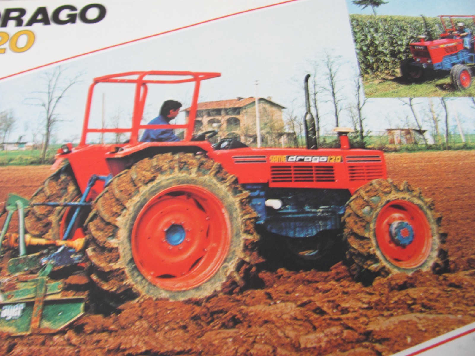 1981 SAME Drago 120 Tractor Sales Flyer 308.1063.3.1/10 – 4/81