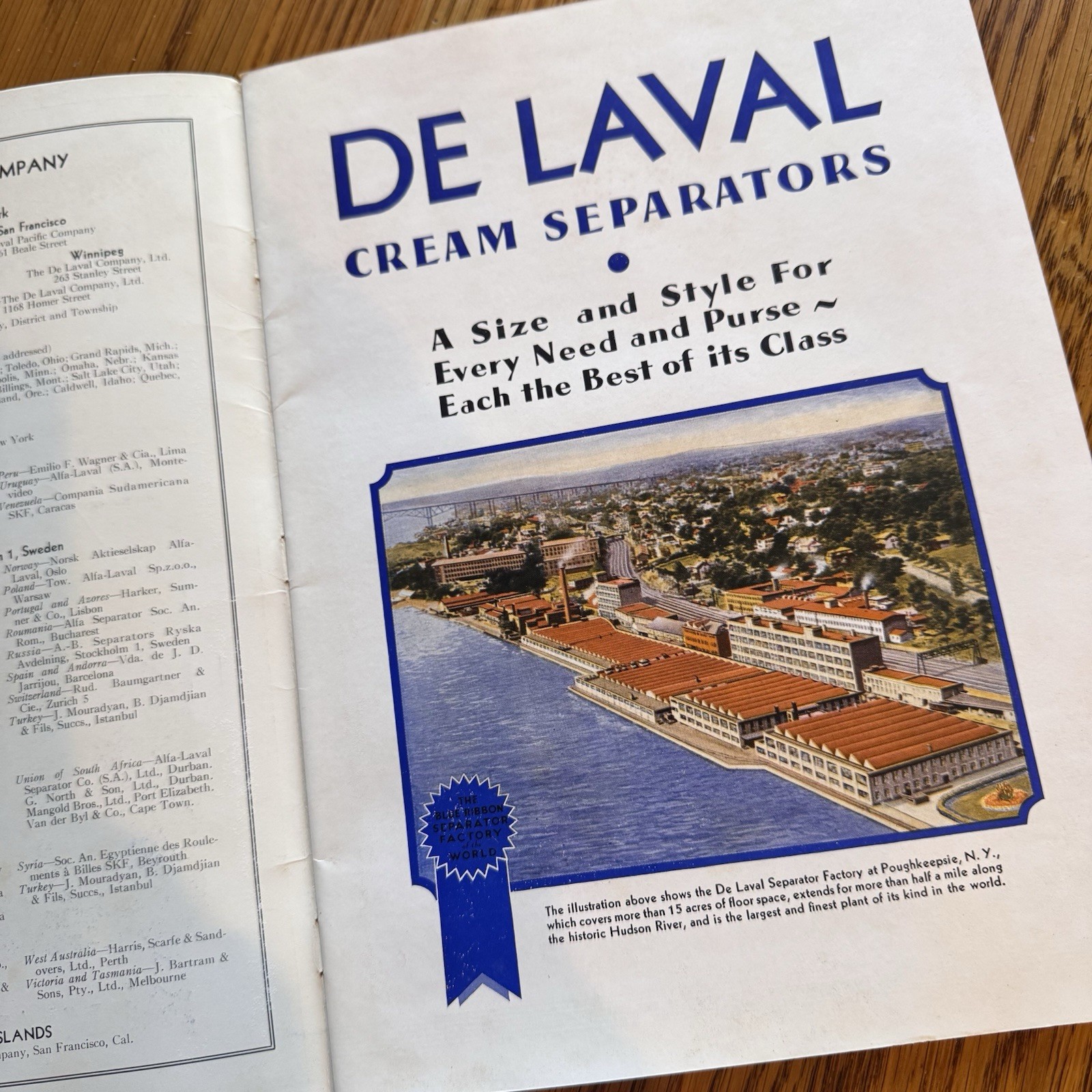 1932 De Laval Cream Separator Catalog 32 pp Farm Dairy Art Deco Poughkeepsie NY