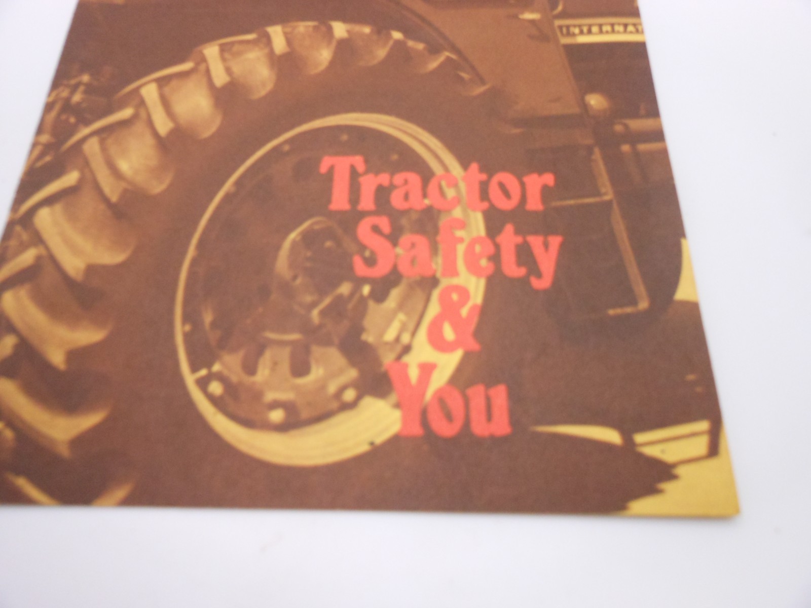 1977 Tractor Safety & You Brochure Country Companies Insurance & Investment Svc