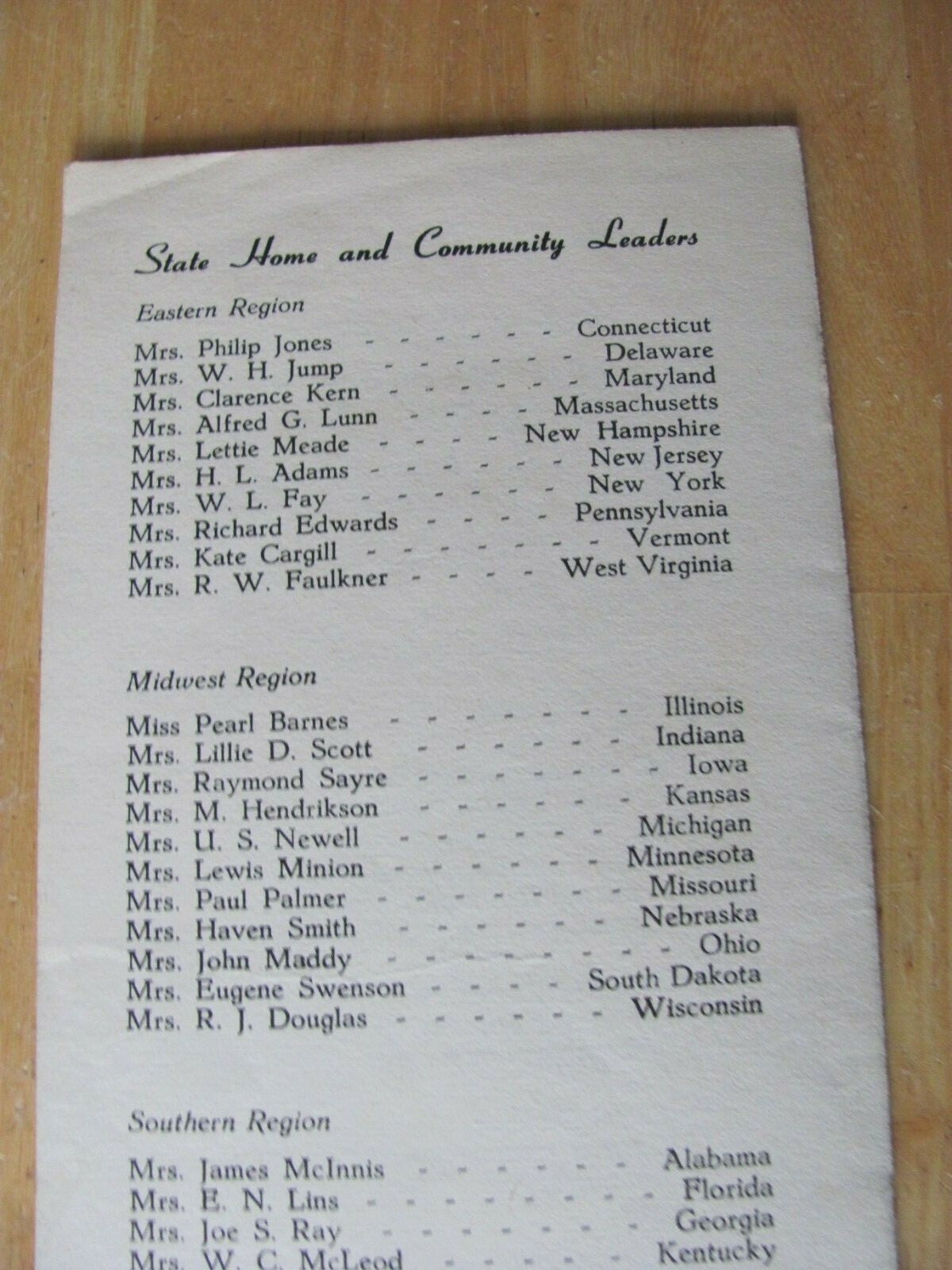 1946 WOMEN OF AMERICAN FARM BUREAU CONVENTION PROGRAM SAN FRANCISCO & REPORT