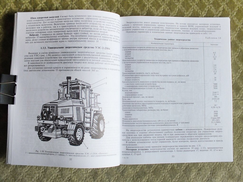 GOMSELMASH POLESIE Farm Equipment Machinery Manual Book PALESSE PALESSIE