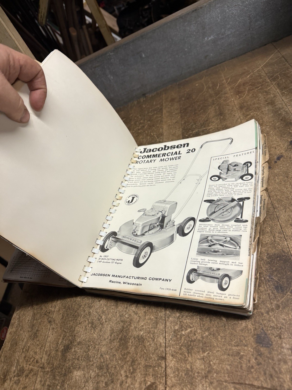 VTG 1966 Sawtelle Brothers Jacobsen Turf Equipment Supplies Dealer Catalog Book