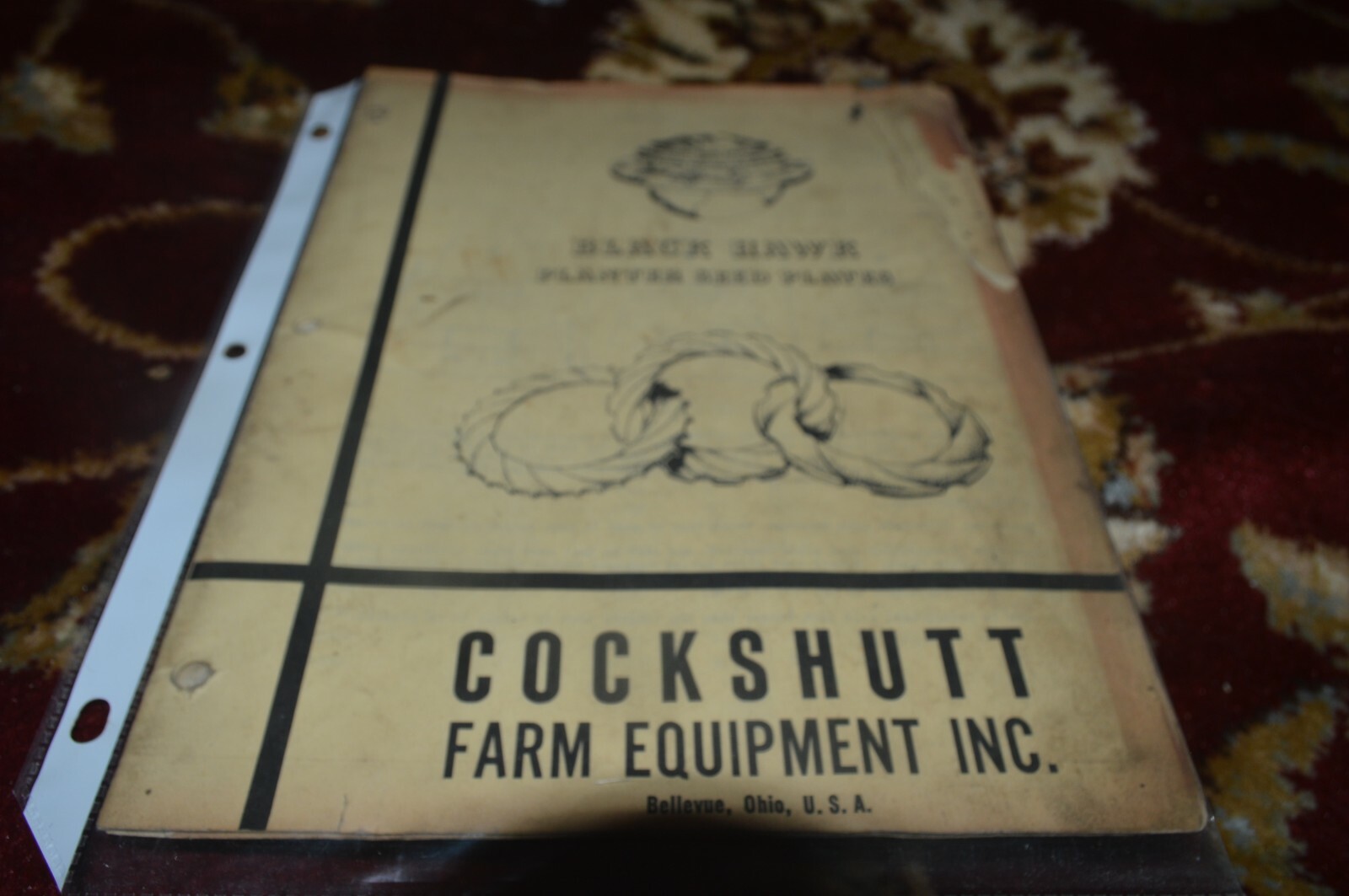 Cockshutt Black Hawk Corn Planter Operator&rsquo;s Manual FCCA