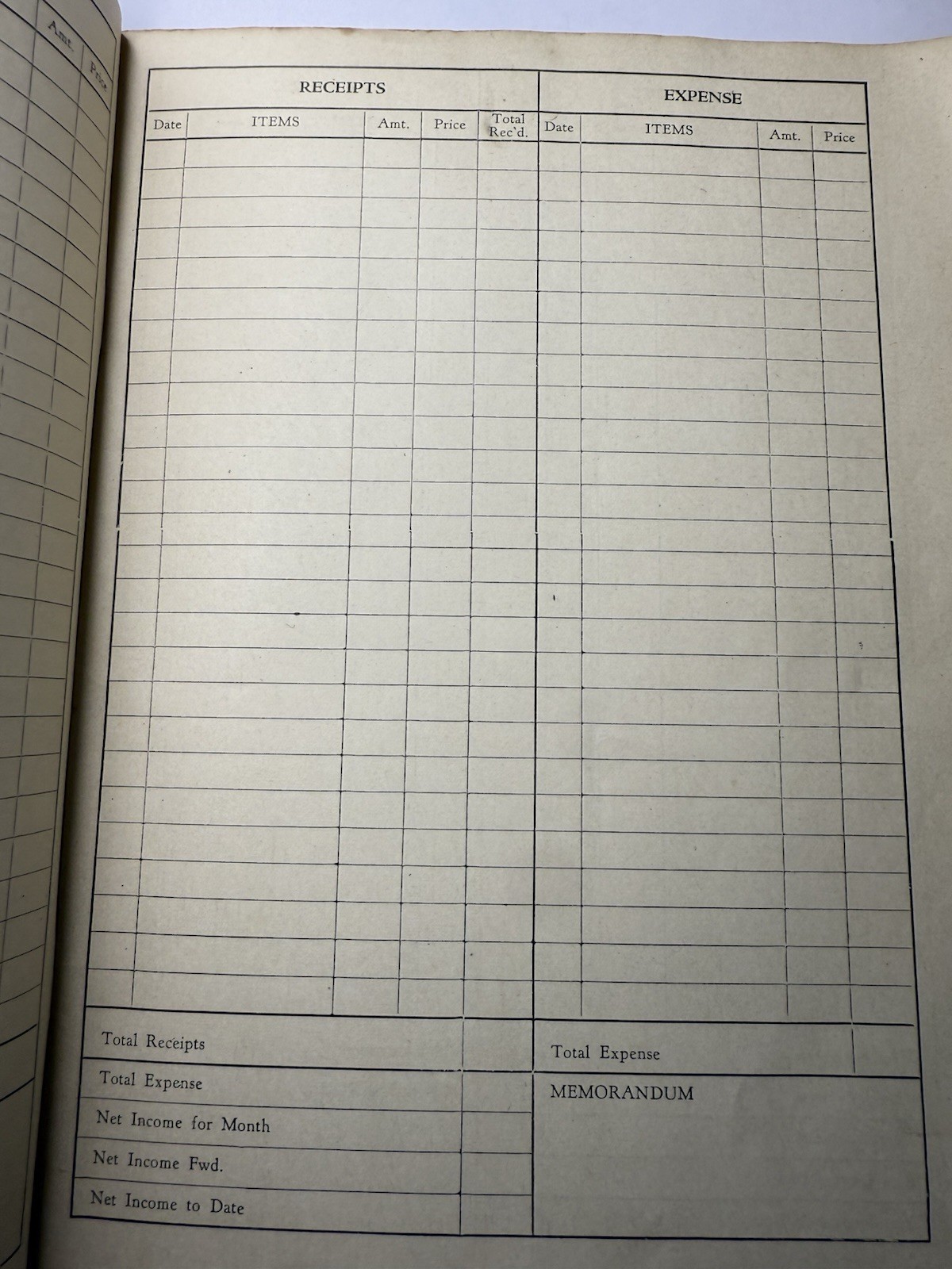1937 Simplicity Farm Account Book Tripoli Iowa Advertisements Implement Co