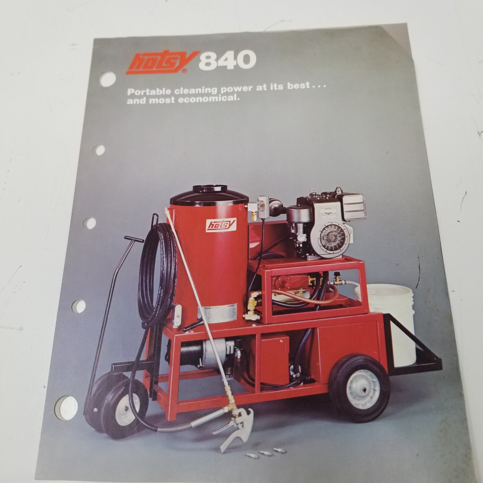 Hotsy Hotsys Pressure Washers 5800 640 610 Sales Brochures Set of 3