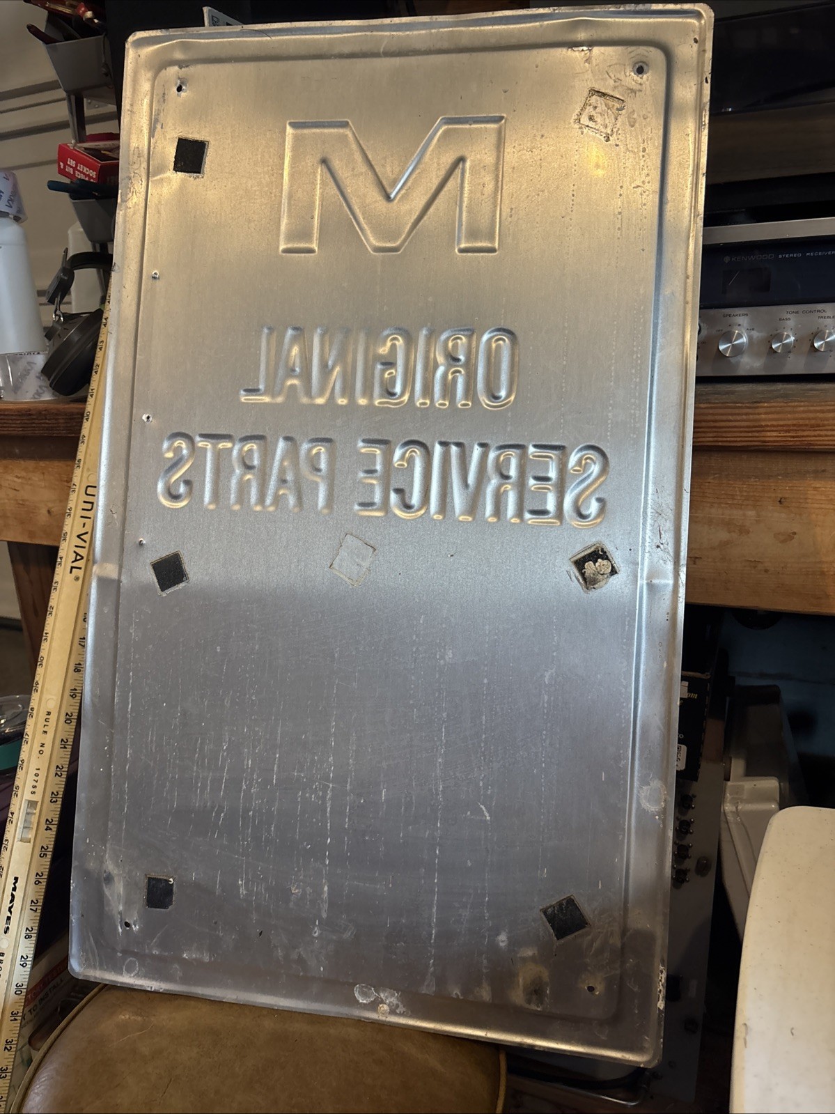 Vintage Original Murray Lawn Mower Wall Decor Sign – 18&Prime;x30&Prime; – Collectible Shop