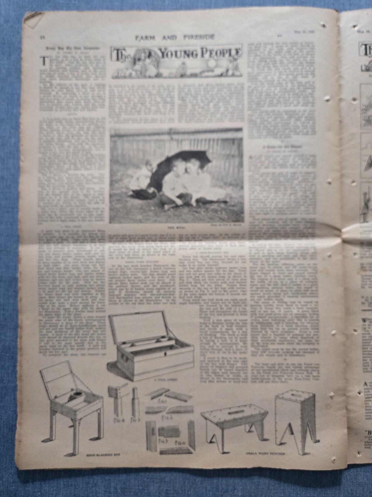 Farm & Fireside Newspaper May 10 1907 Articles News Humor Fashion Ads