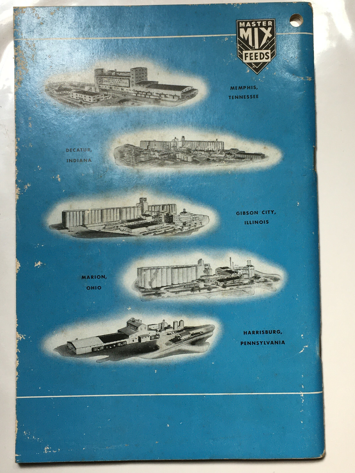 1952 McMillen Feed Mills Management Manual for Poultry Master Mix Feeds PA OH