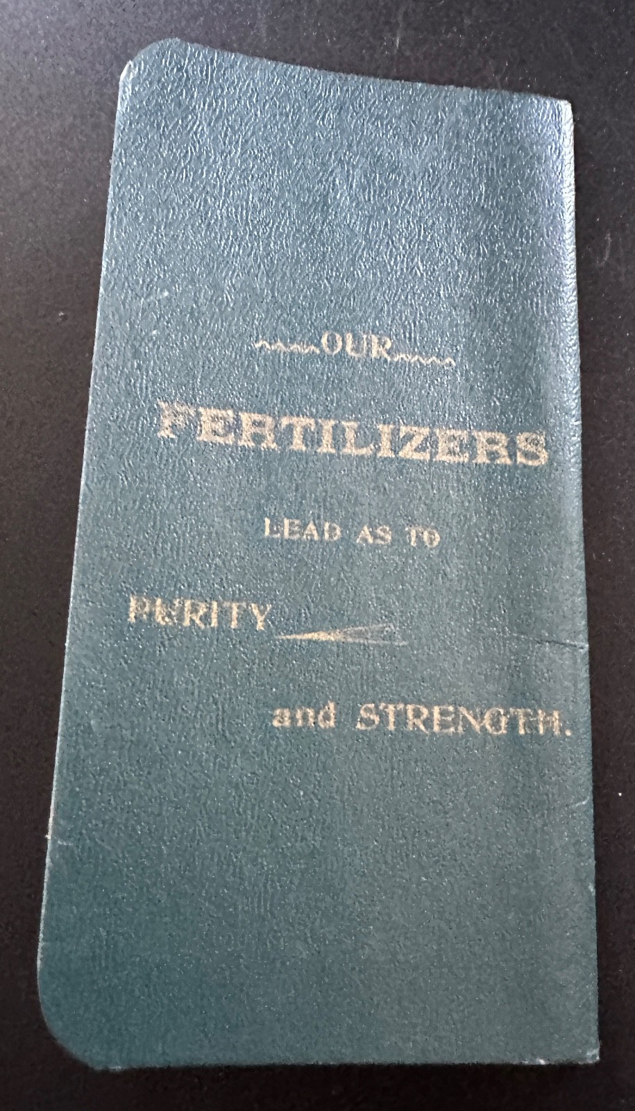 1902 Notebook American Agricultural Chemical Co Coyle & Diehl Chambersburg PA