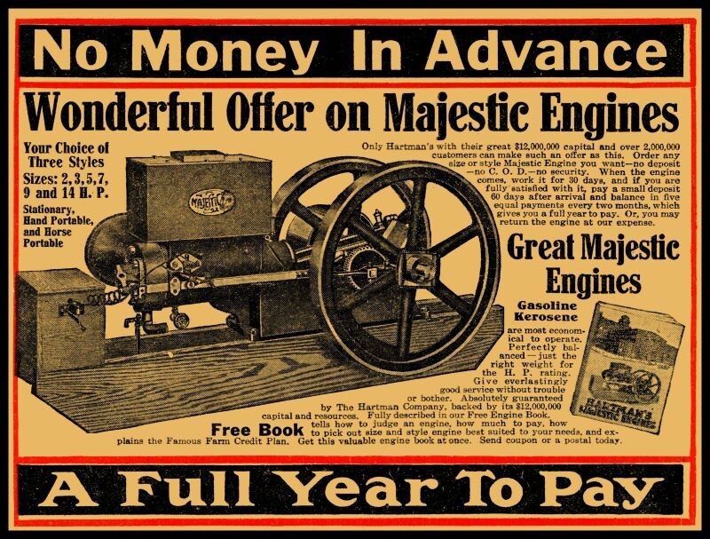 The Great Majestic Gas Engine NEW METAL SIGN: 12×16&Prime; & Free Shipping
