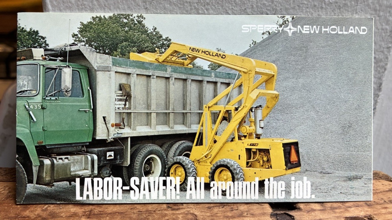 Vintage New Holland Sperry Loader Brochure