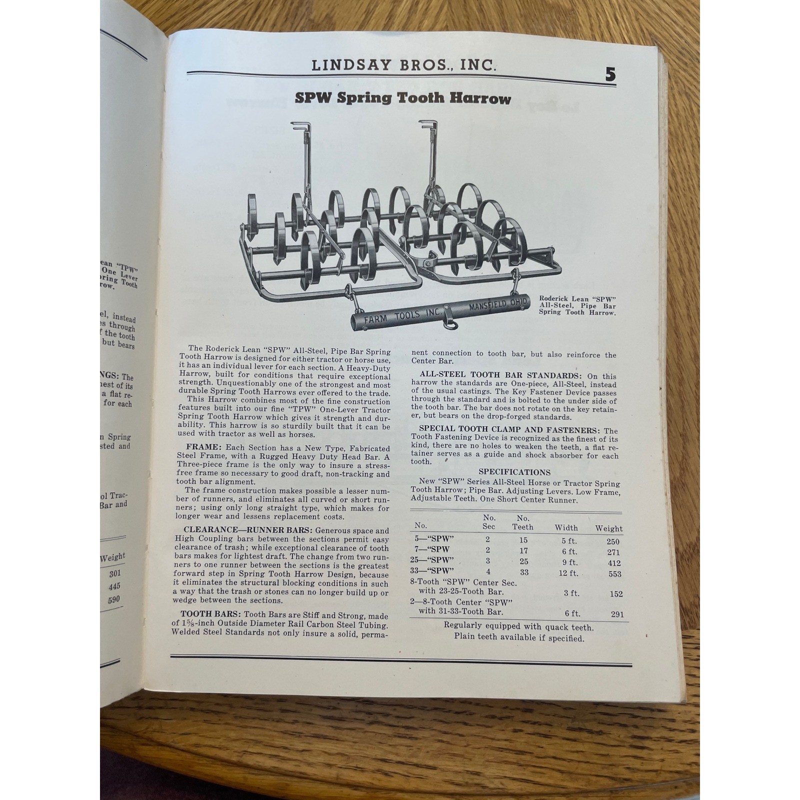 Vintage 1947 Lindsay Bros Inc Farm Equipment General Catalog No 79 Milwaukee WI