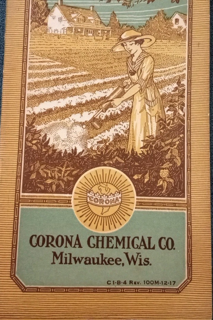 Garden Pests Control Corona Chemical Co. Sprayer Chemical Catalog 1917