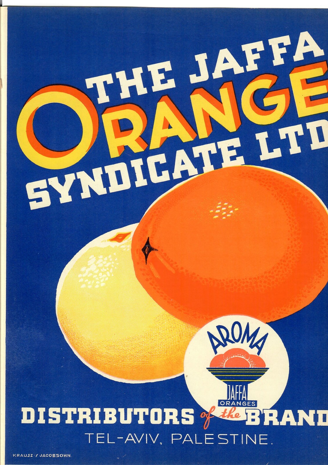 palestine jaffa orange judaica