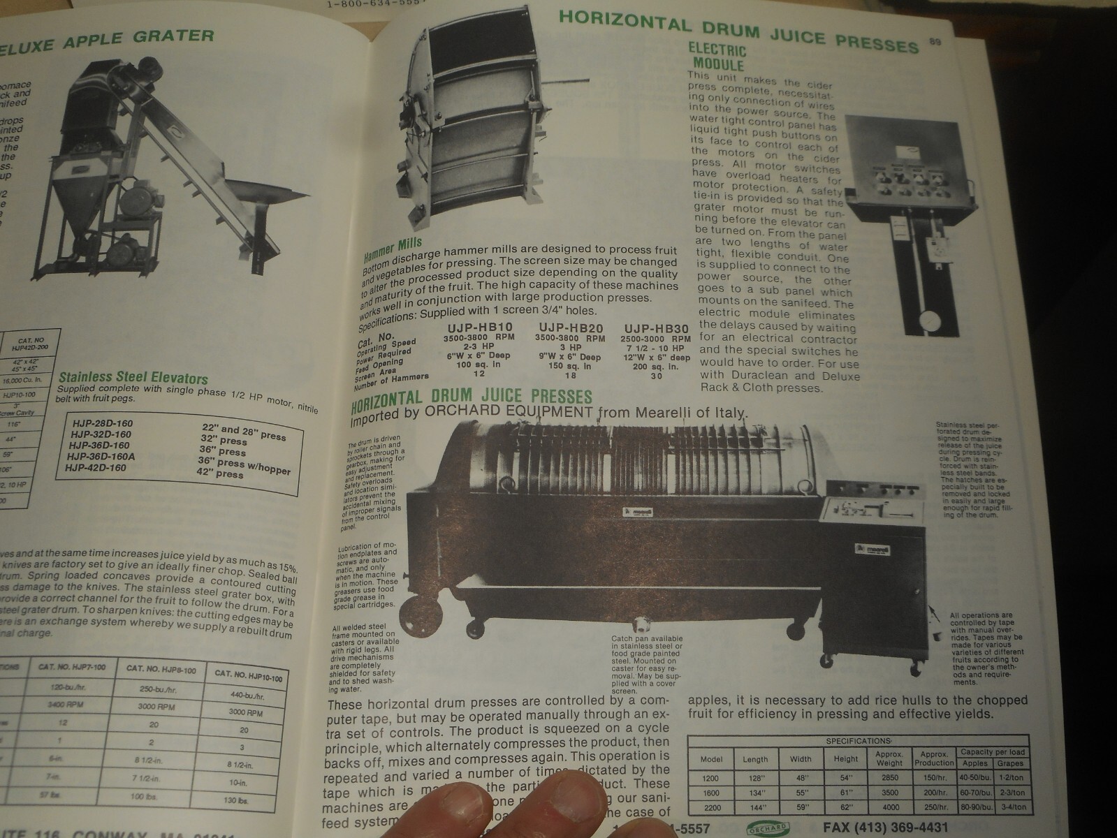 ORCHARD Equipment & Supply Co. 1992 MASTER CATALOG #4 & Rate Sheet APPLE FARMING