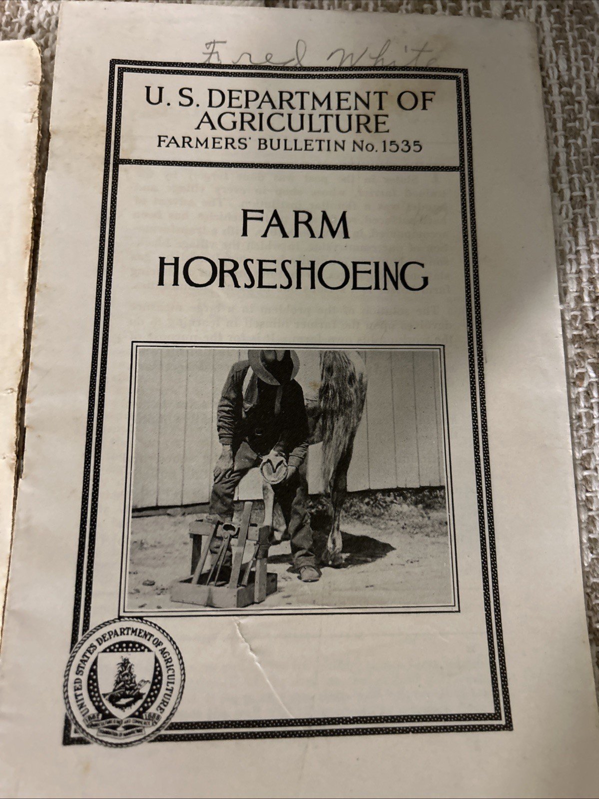 Lot Of 7 USDA 1930’s Farmers Information, Soil Defense, Dairy Farming More #4