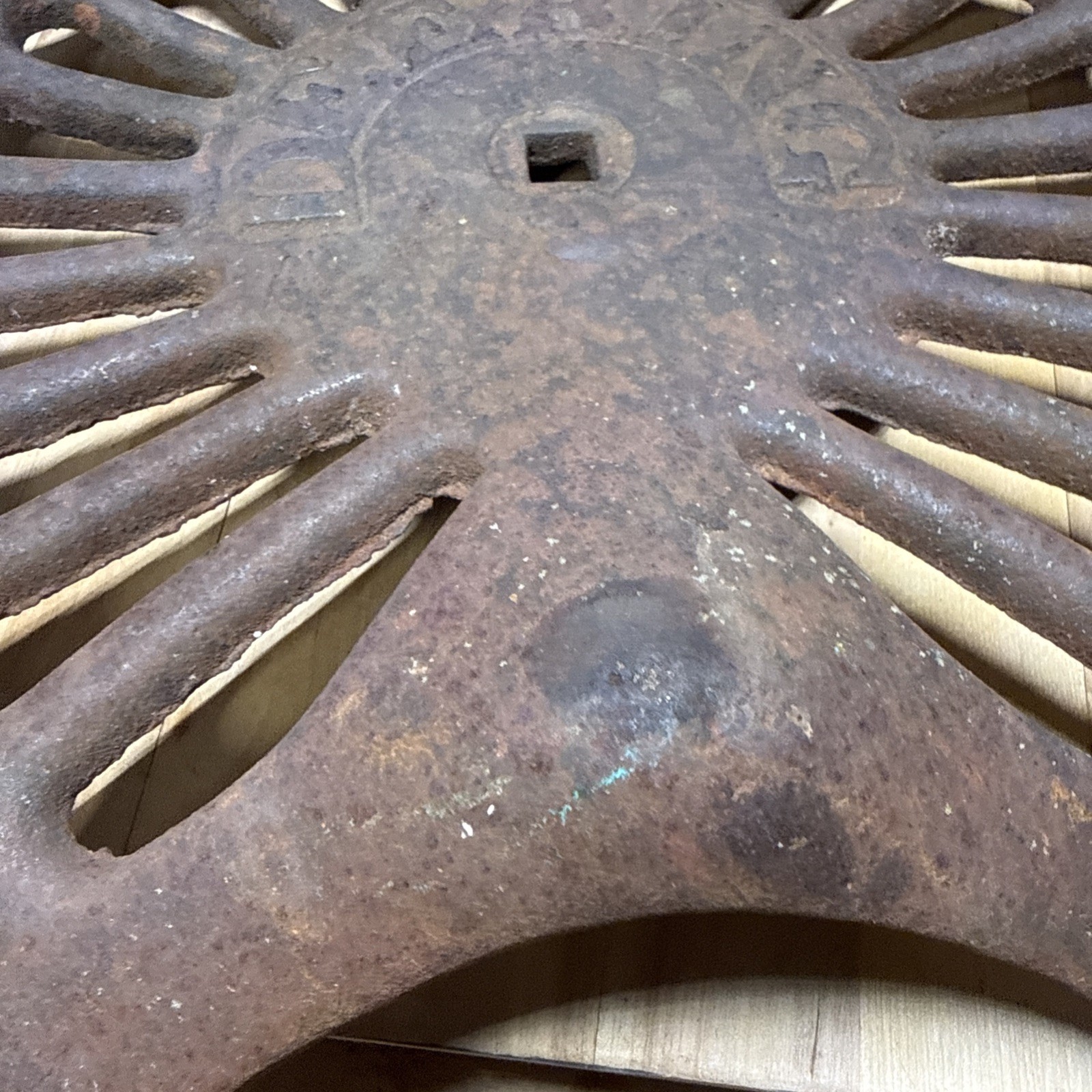 Vintage Deering Cast Iron Tractor Seat Antique Farm Equipment
