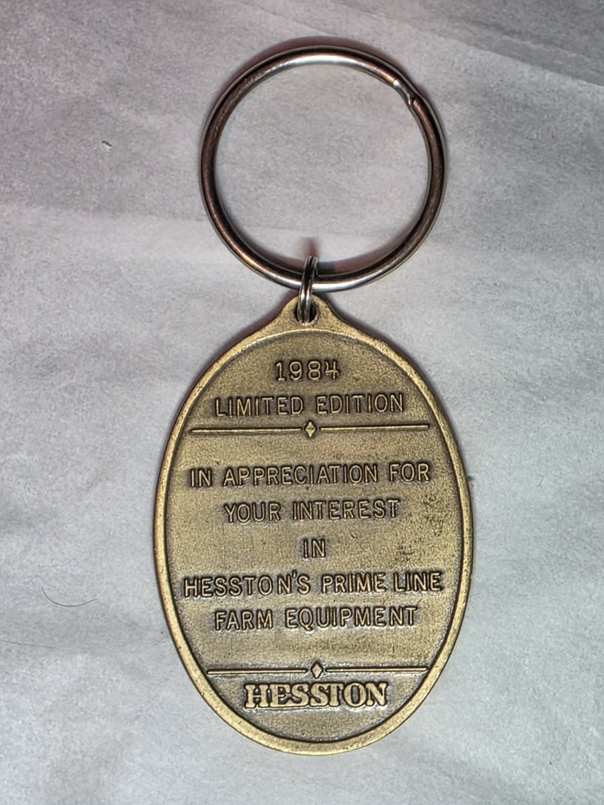 Hesston Prime Line 1984 1985 and 1986 Limited Edition Tractor Keychains