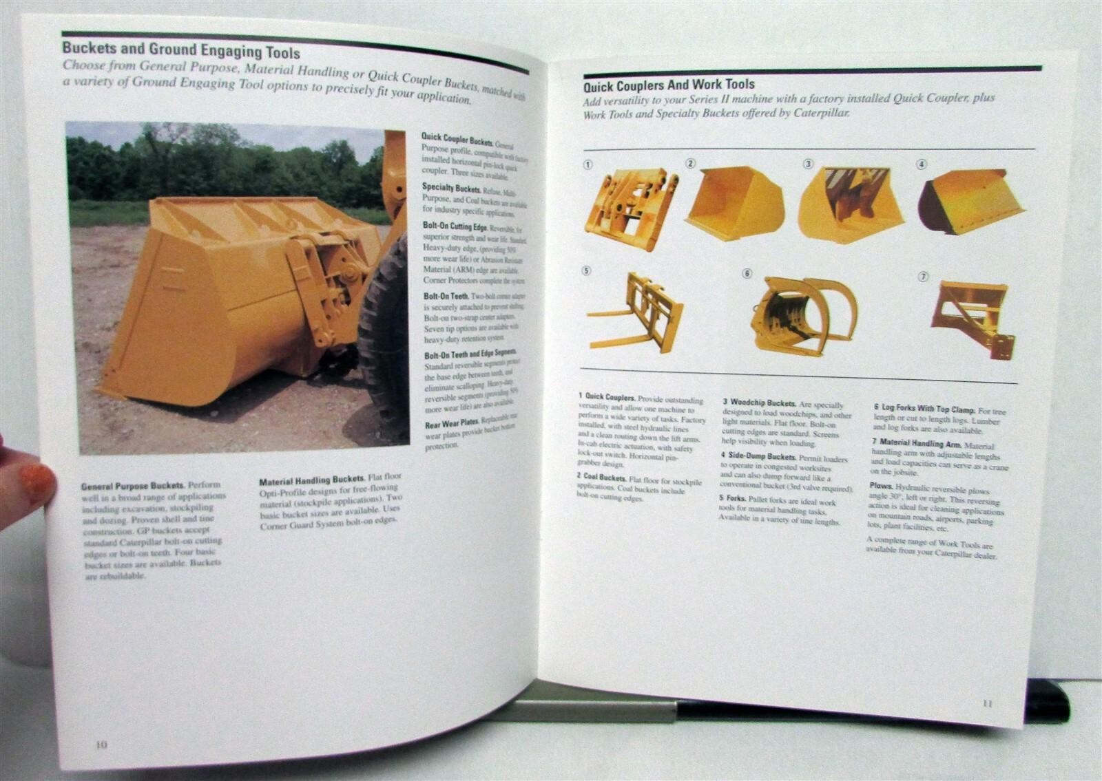 2003 Caterpillar 938G Series II Wheel Loader Specs Construction Sales Brochure