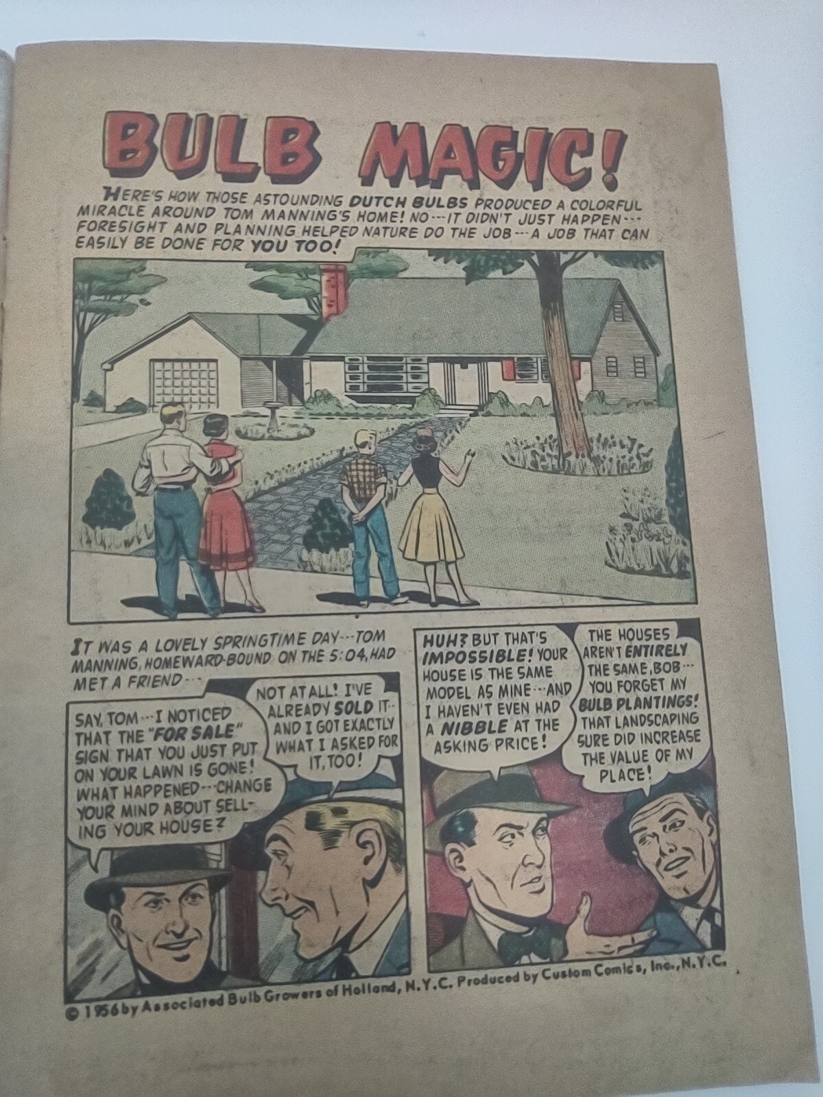Vintage Ephemera – 1956 Bulb Magic Pamphlet – Bulb Growers Of Holland
