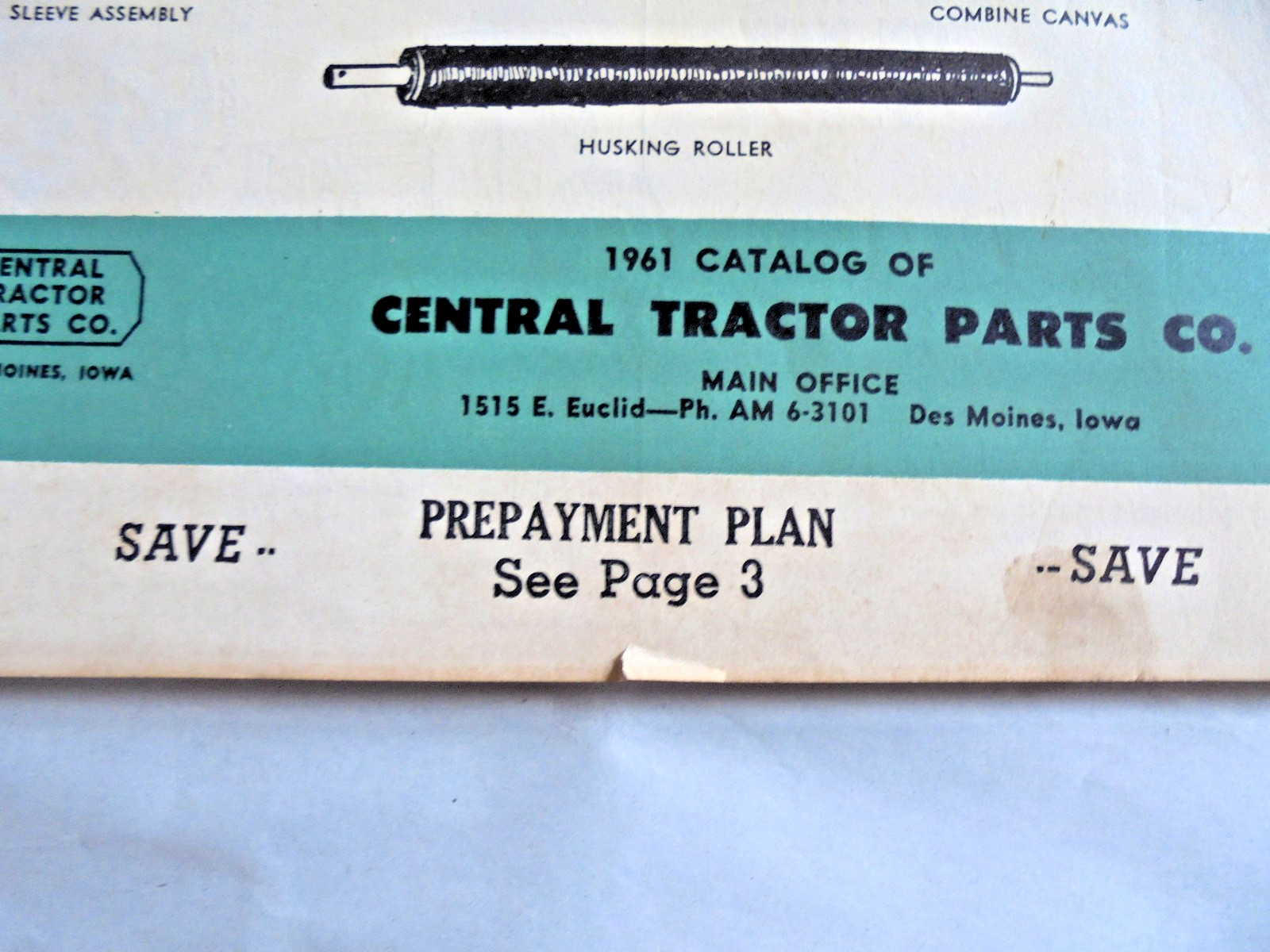 Vintage 1961 Central Tractor Supply Co Des Moine Iowa Catalog