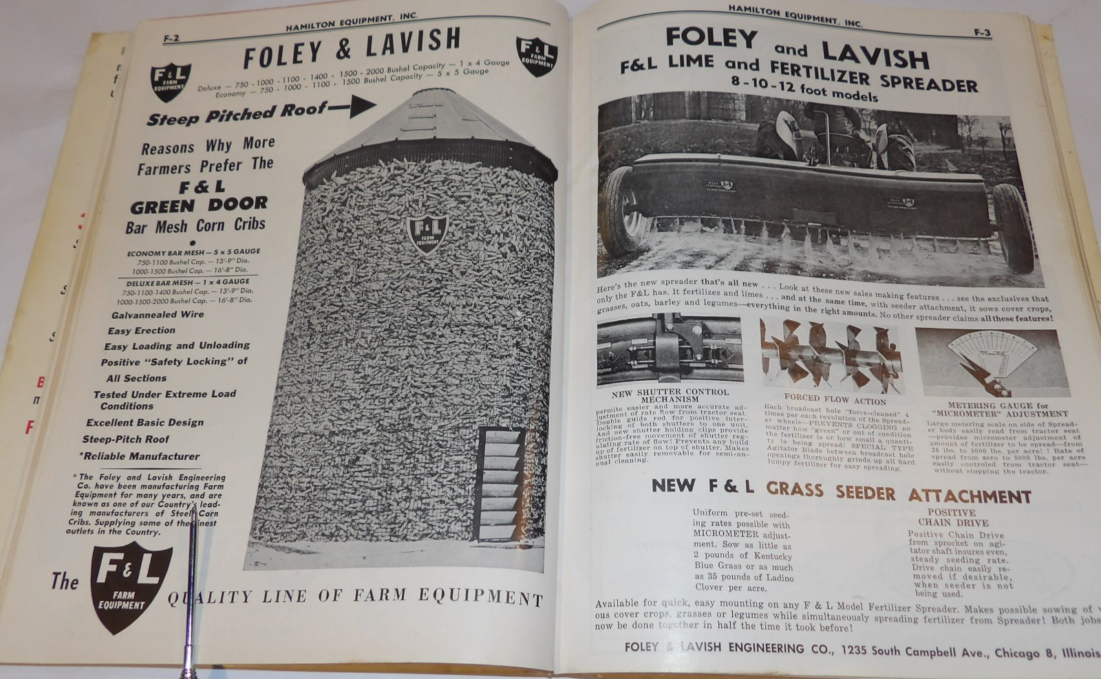 VINTAGE 1968 FARM IMPLEMENT CATALOG~MOWERS/FERTILIZERS/SPRAYERS/TILLERS/SPREADER
