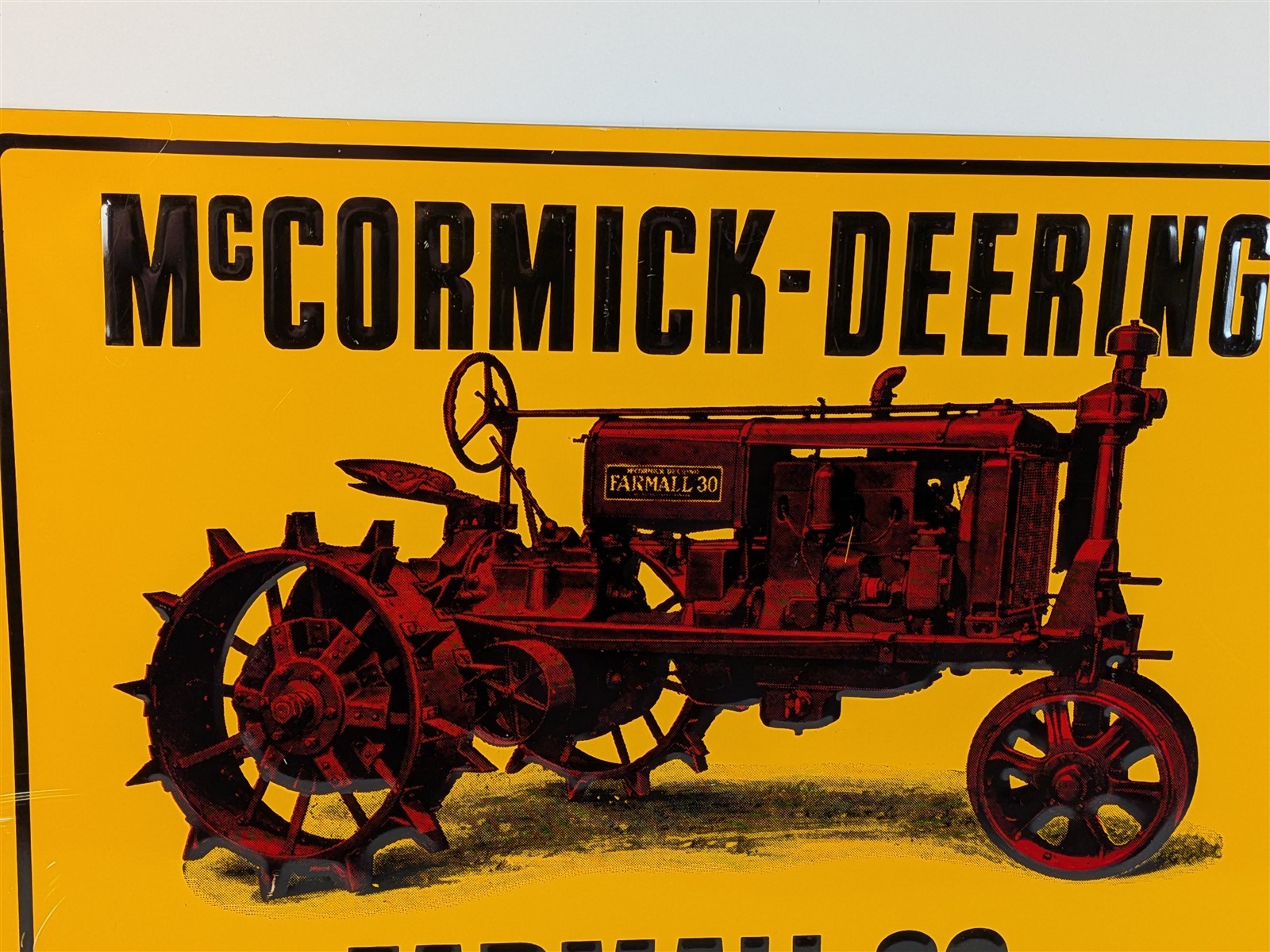 McCormick-Deering Farmall 30 Tractor 14&Prime; Tin Sign